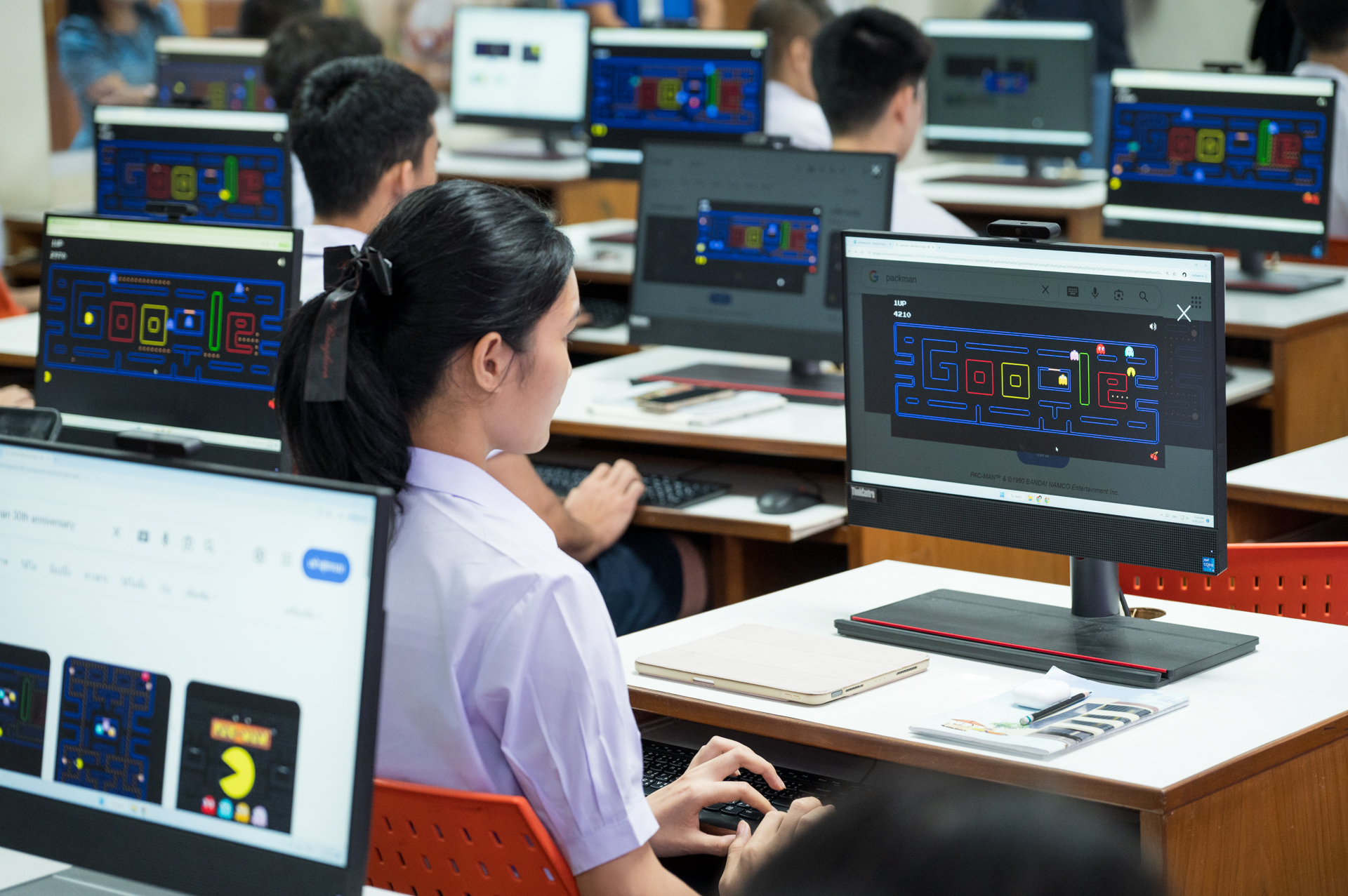 10 บรรยากาศสอนวิชาเรียน 3 0