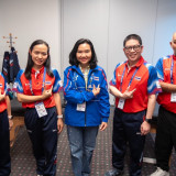 &quot;วราภรณ์“ รองปลัดกระทรวง อว. ร่วมให้กำลังใจทีมเทเบิลเทนนิสไท ... พารามิเตอร์รูปภาพ 3